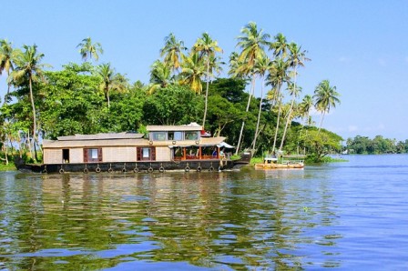 Kerala Alappuzha, also called Alleppey one of the best place to visit in Monsoon in India.