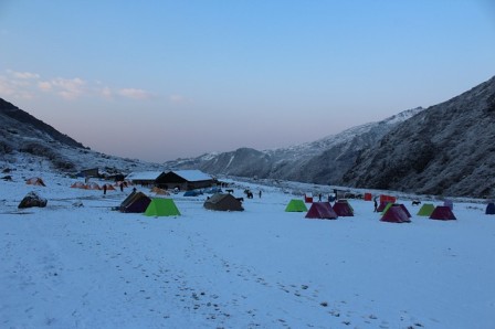 Gangtok is surrounded by beautiful Snowfall places in India and fascinating landscapes, such as Tsomgo Lake and Nathu La Pass.